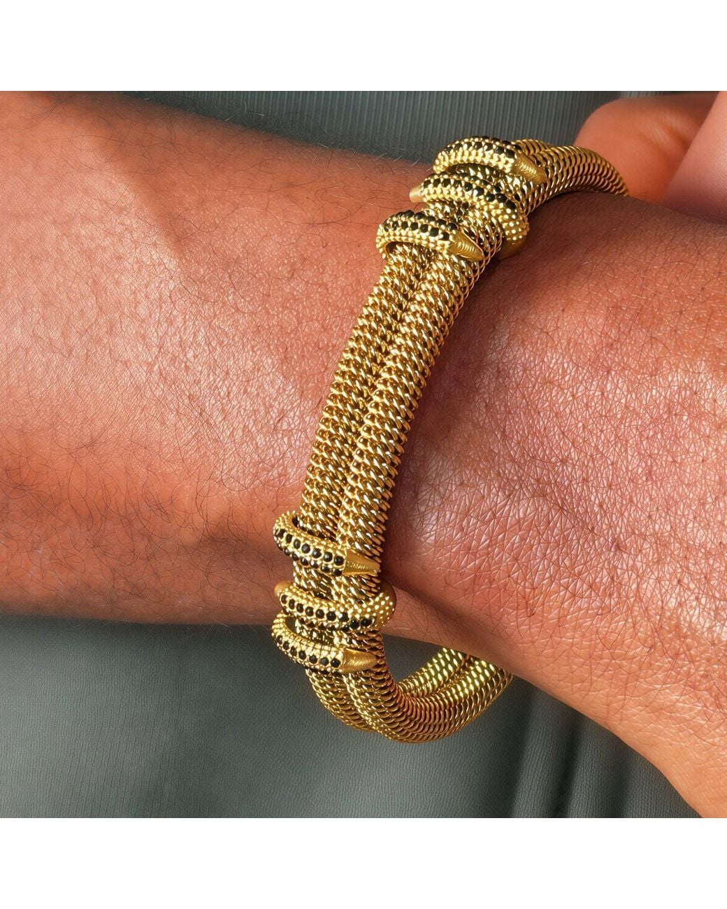 Freak Vault Metallic Aurora Cuff Bracelet for men