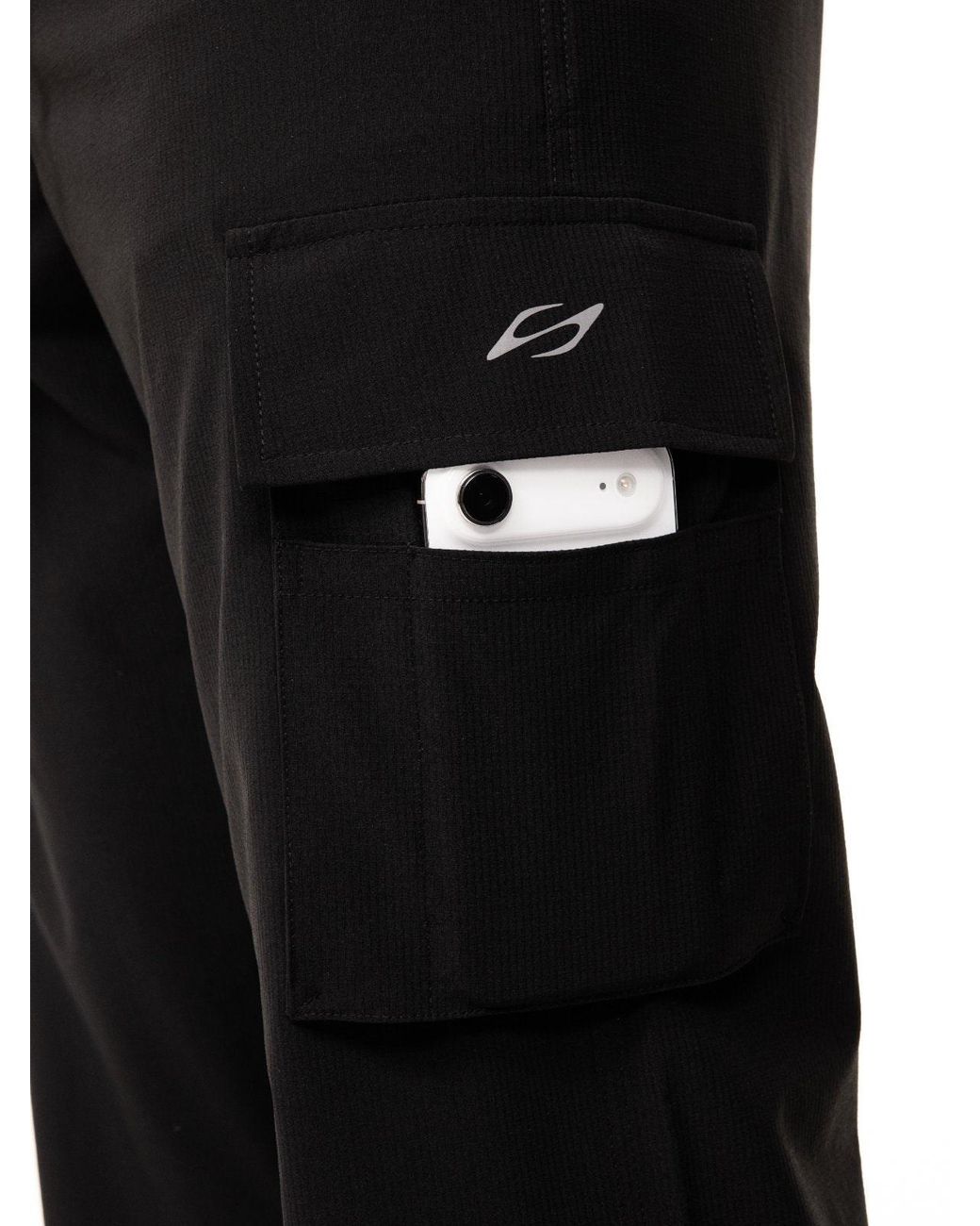 Saved Lab Black Cargo Pant for men