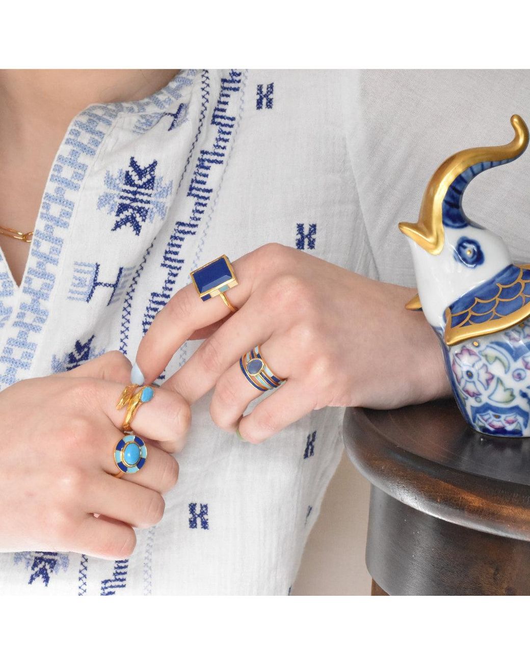 GEM BAZAAR Blue Tutti