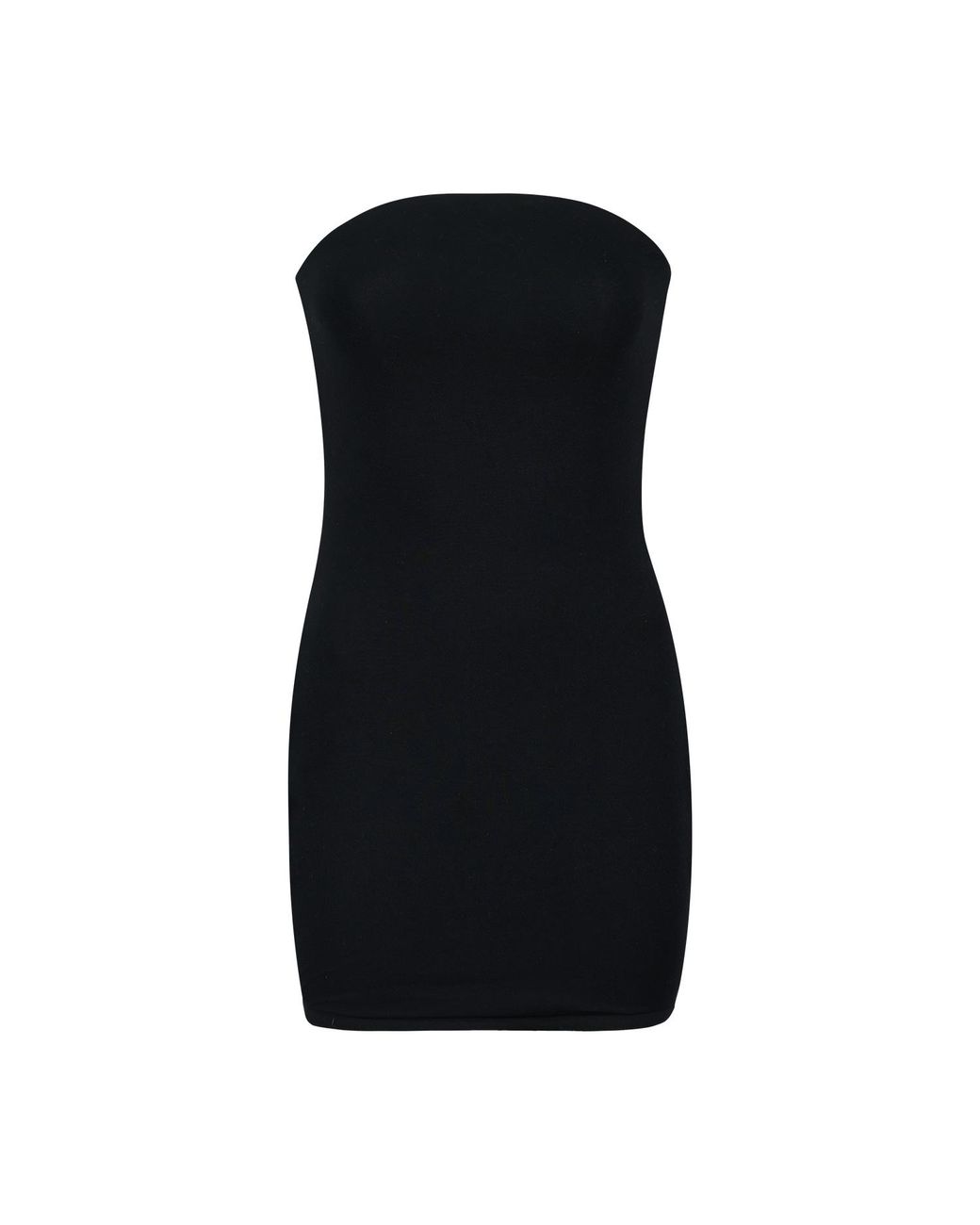 Egyptian Blue Black Bandeau Mini Dress