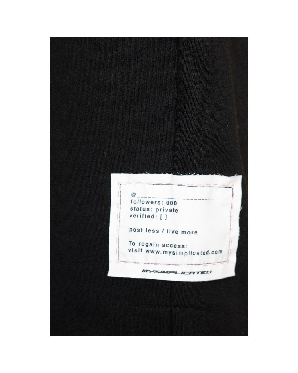 mysimplicated Black Bermuda for men