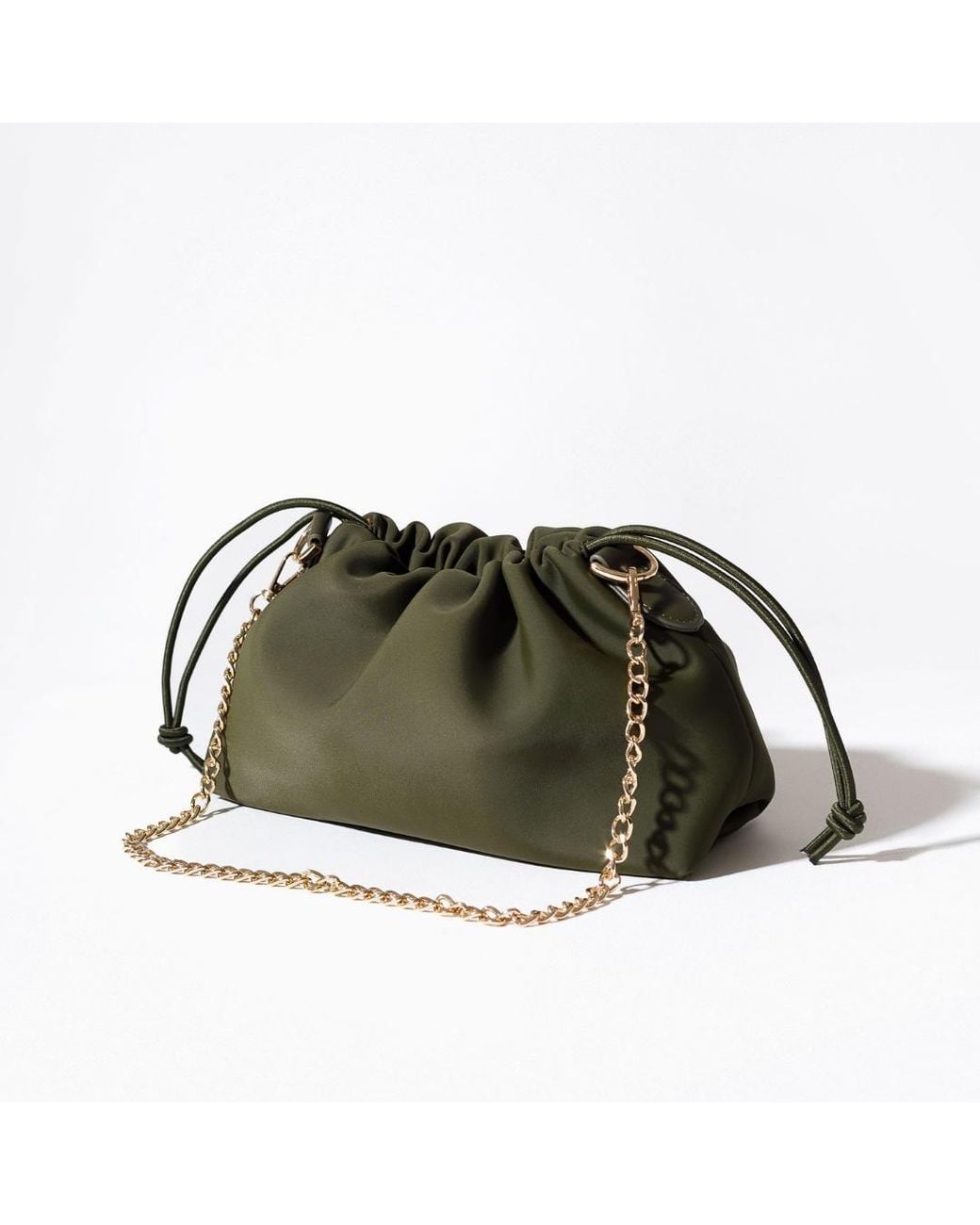 Pop Ups Brand Puff Clutch Safari in Green | Lyst UK