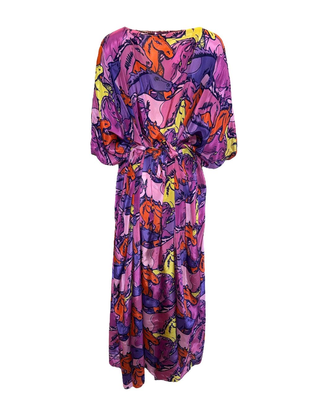 Any Old Iron Purple Runaway Kaftan Dress