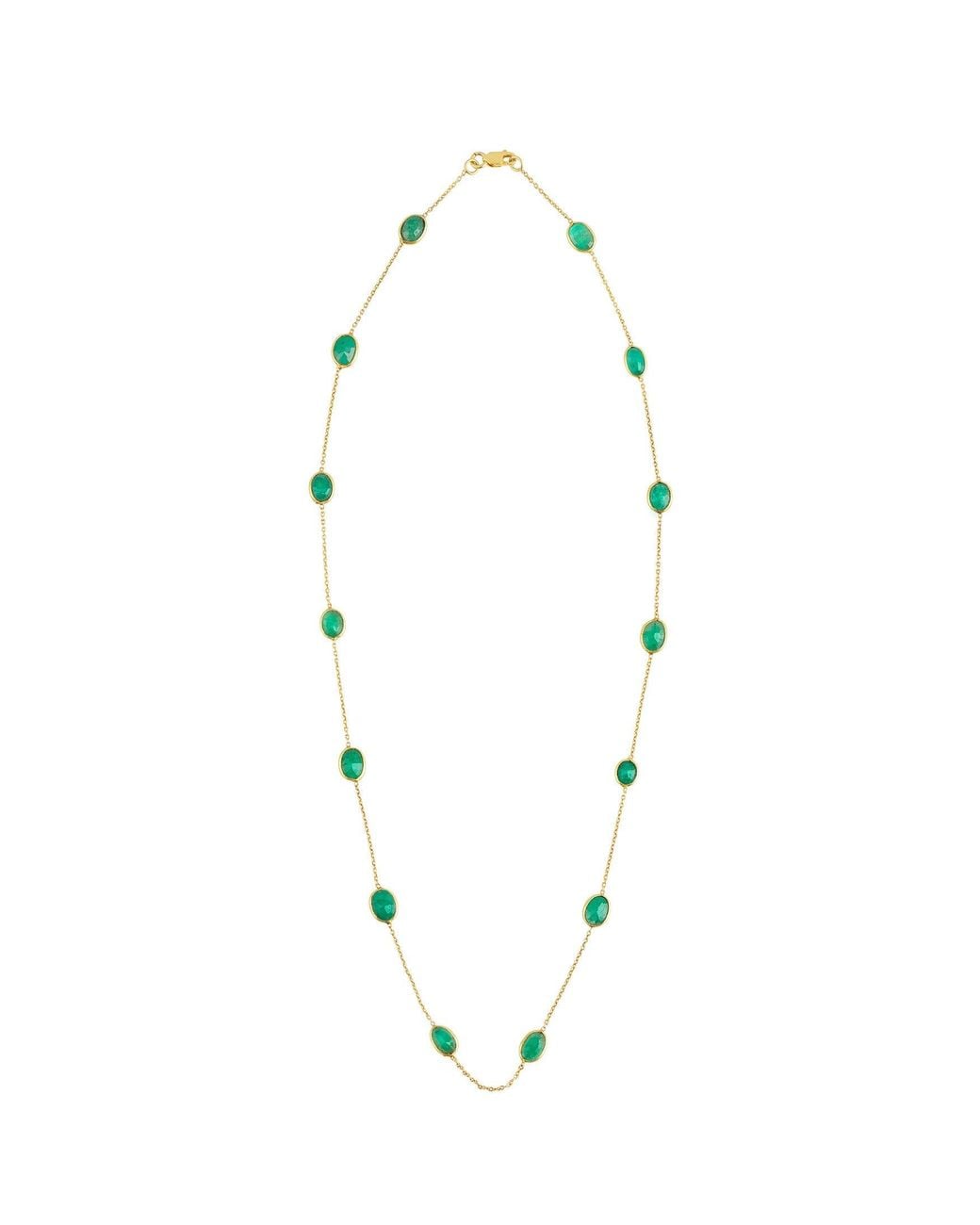 Opium Jewels Metallic Short Chain Necklace