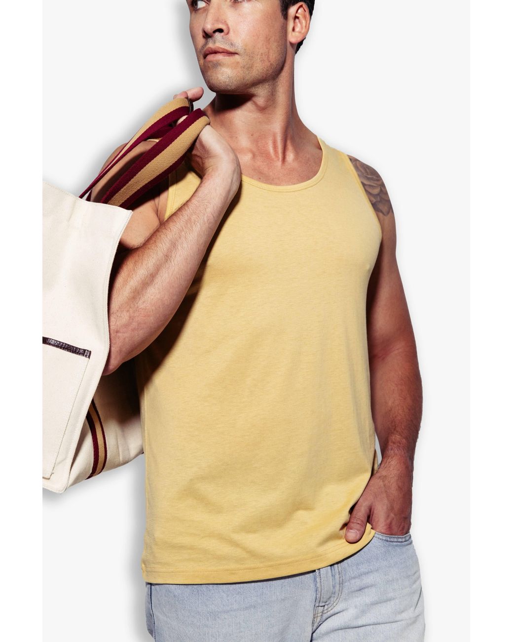 Bdxy Studio Yellow The Stunt Vest for men