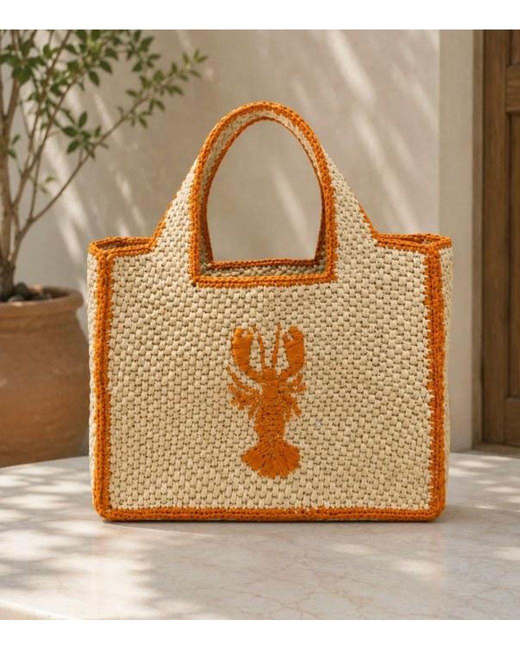 Zanatany Concepts Brown Langosta Tote