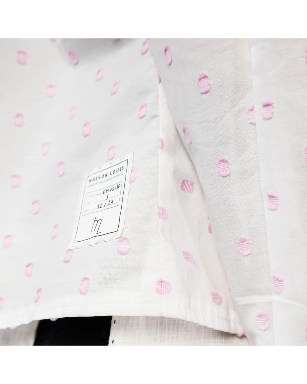 Maison Louis White And Cotton Shirt for men