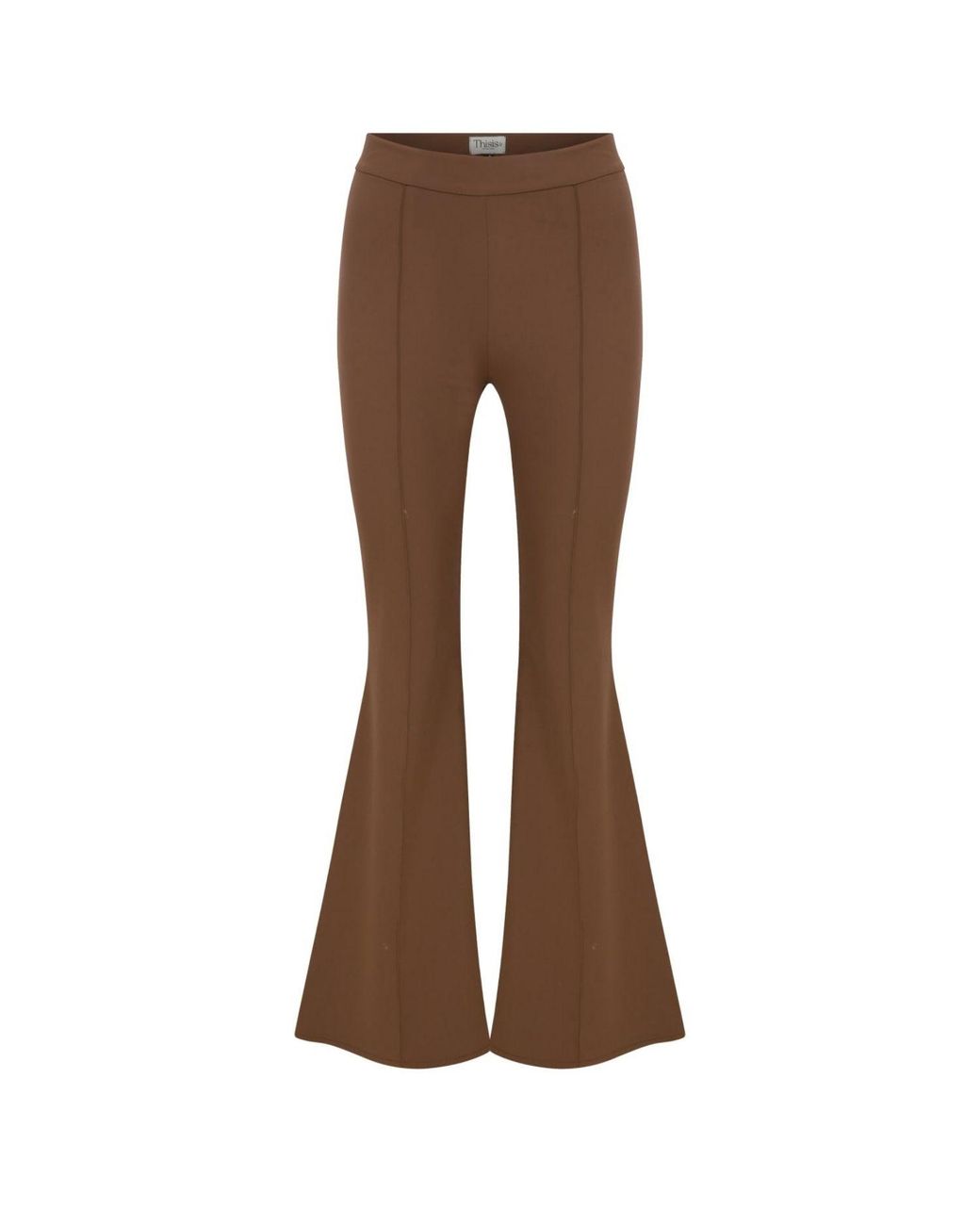 Thisisu Collection Brown Wide Leg Pant