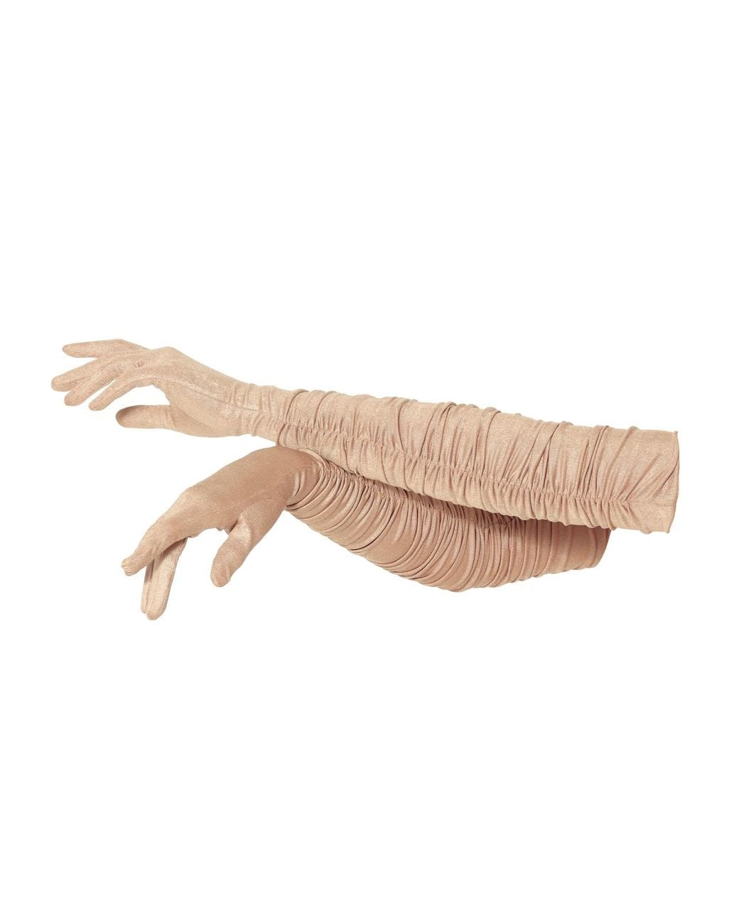 AGGI by HALEWSKI Natural Paris Long Draped Gloves