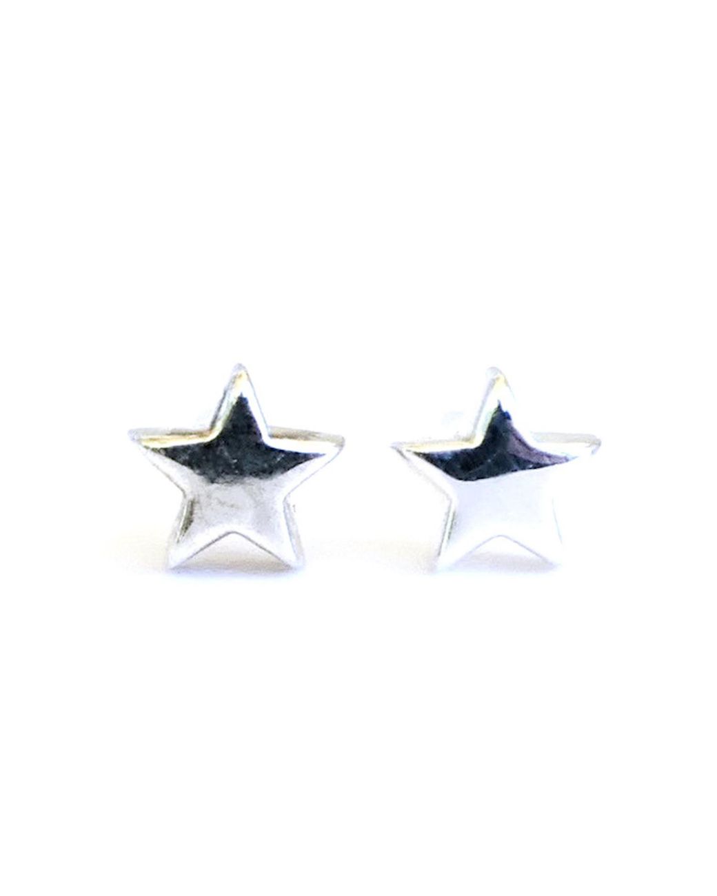 Lime Tree Design Blue Mini Star Stud Earrings
