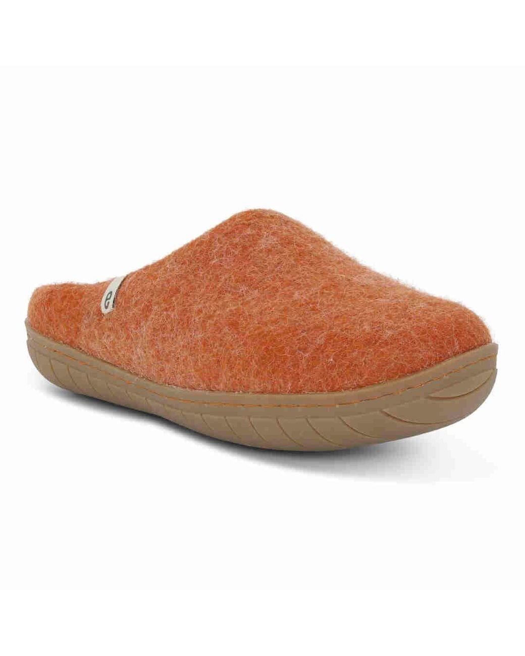 Egos Brown Clay Rubber Sole Slipper