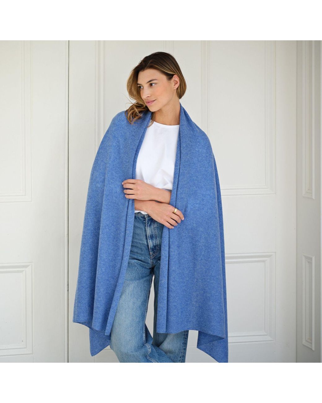 Cove Blue Lola Jean Cashmere Travel Wrap