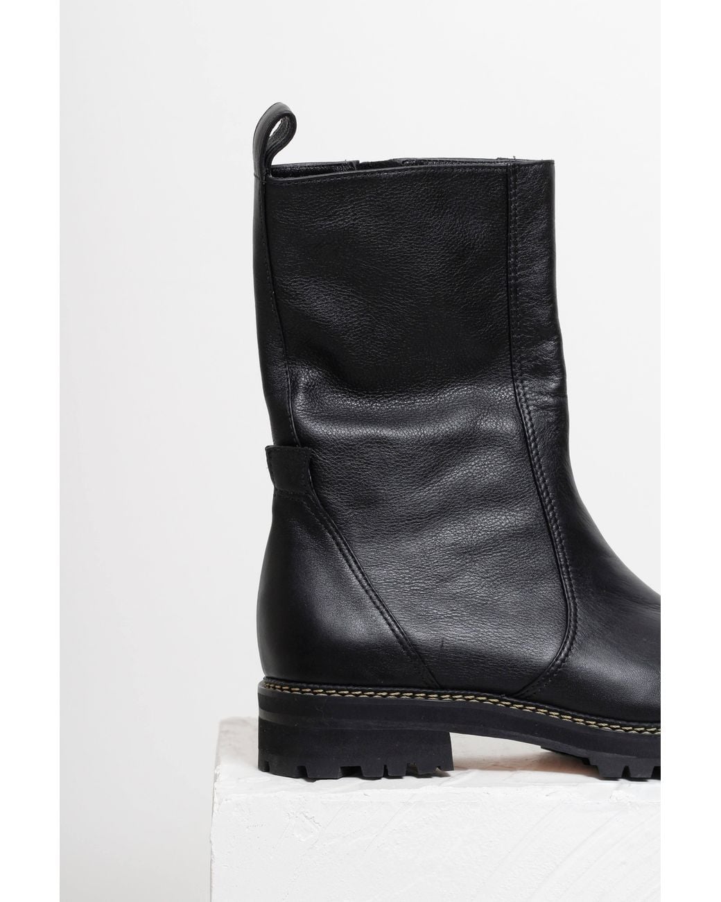 Mafalda Black Isis Mid Calf Boots