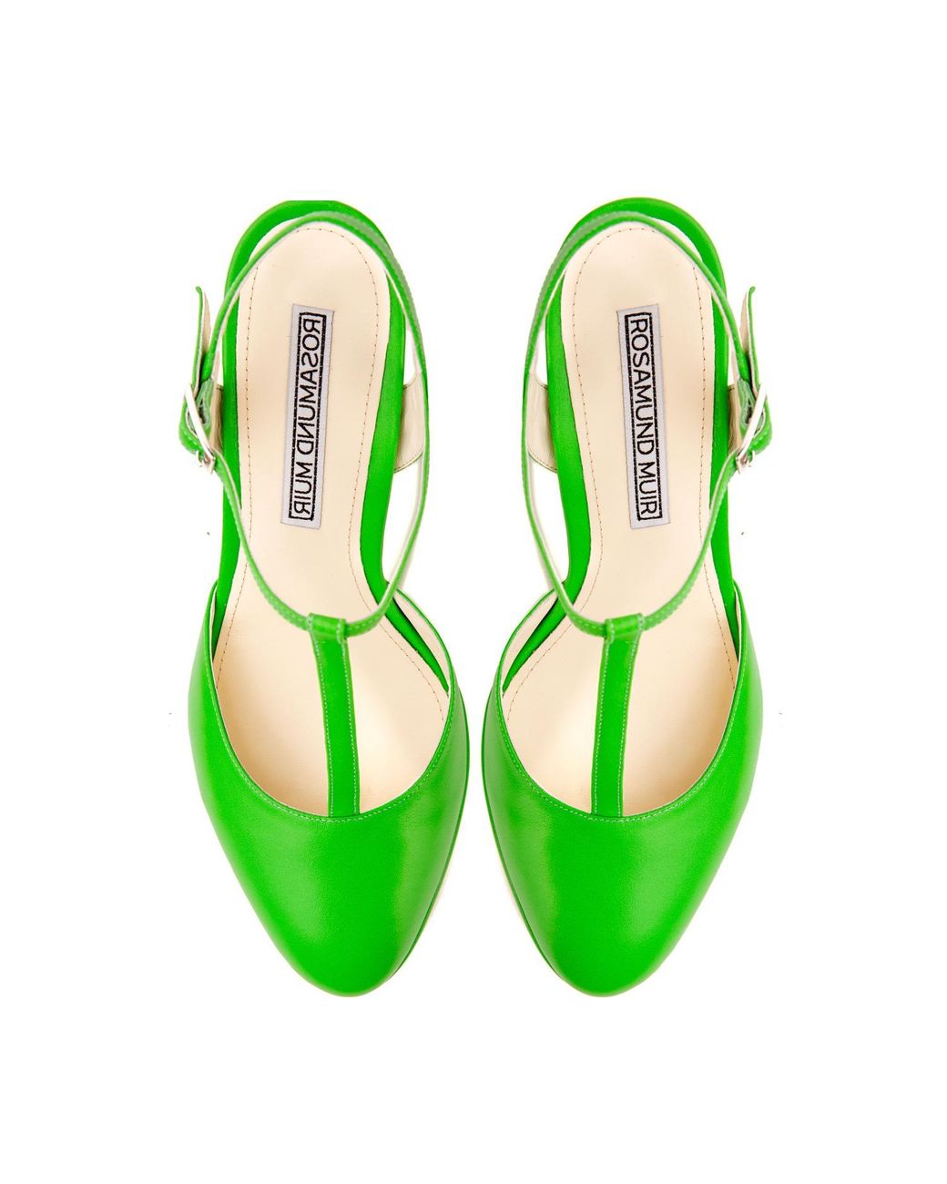Rosamund Muir London Green Jeanne Wedges