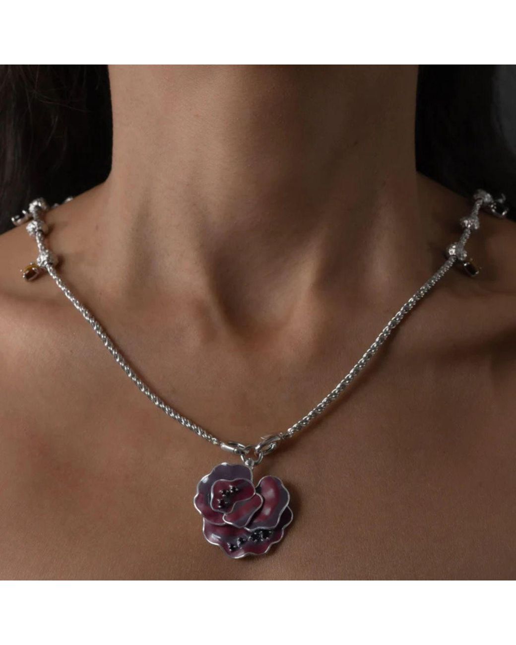 Onia Purple Shadow Bloom Charm