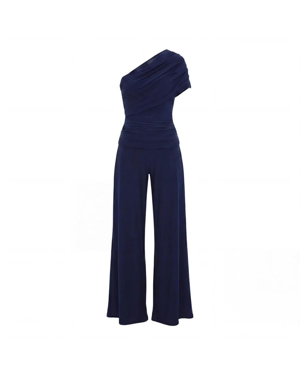 Atom Label Blue Rhodium Jumpsuit