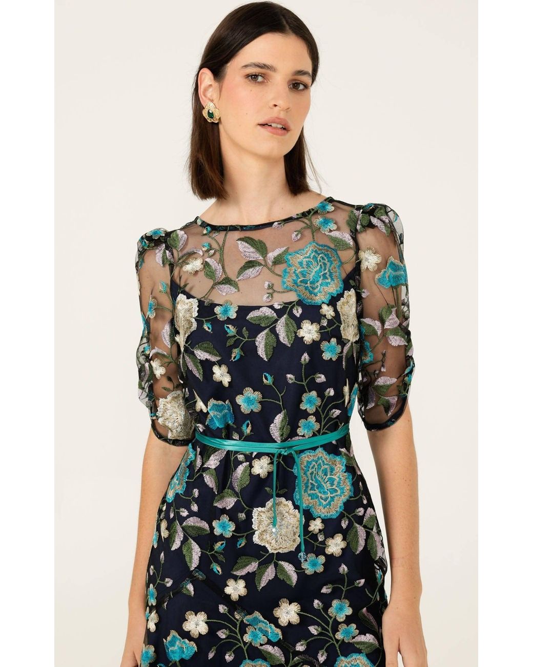 SACHA DRAKE Blue Cardelina Dress