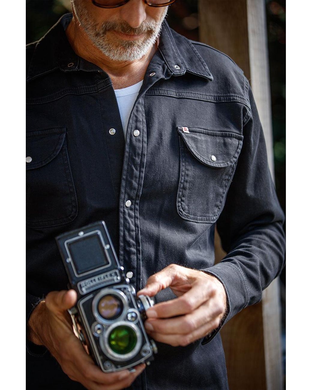 &SONS Trading Co Black Sunday Shirt for men
