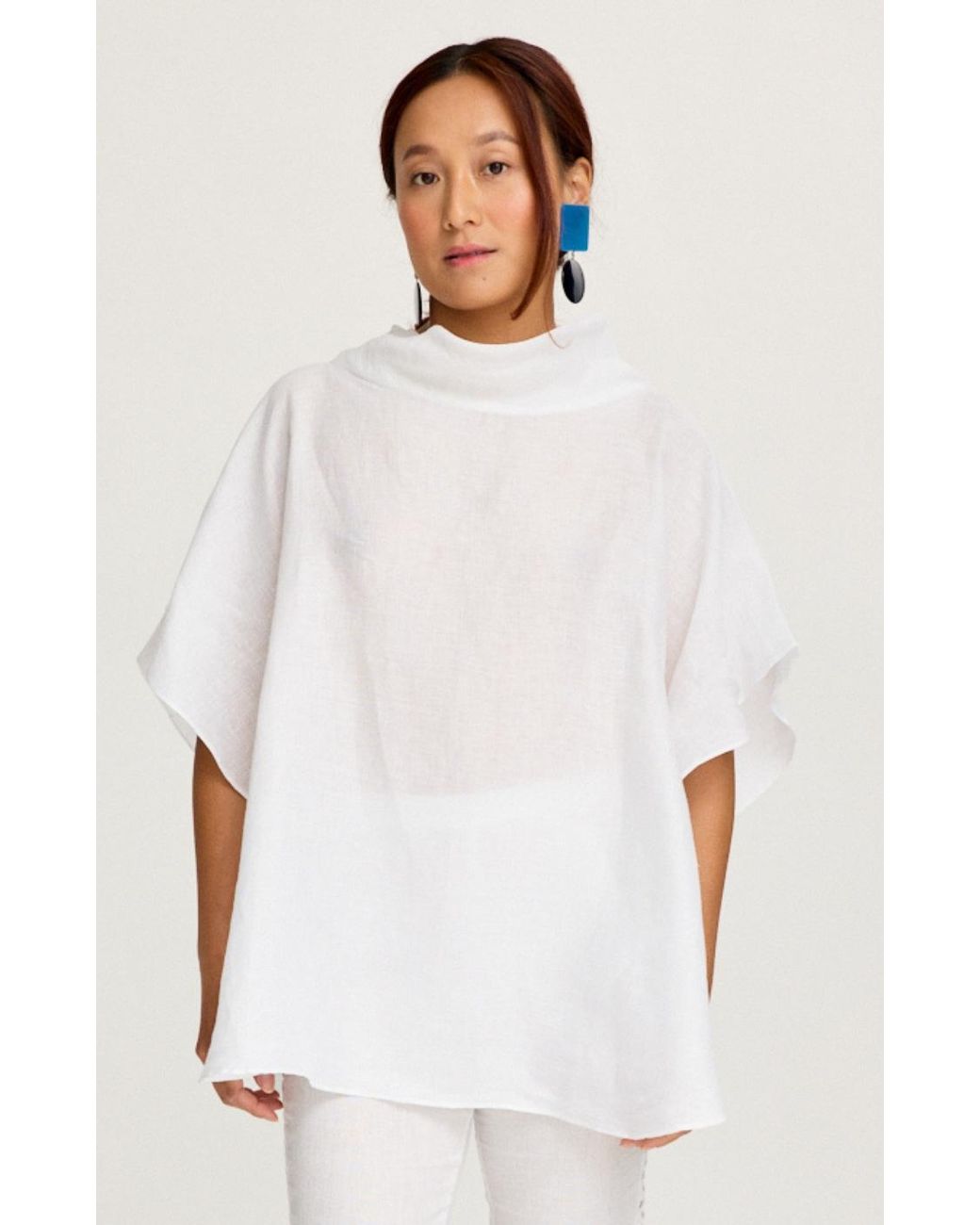 MARICEL White Neutrals Cristina Tunic