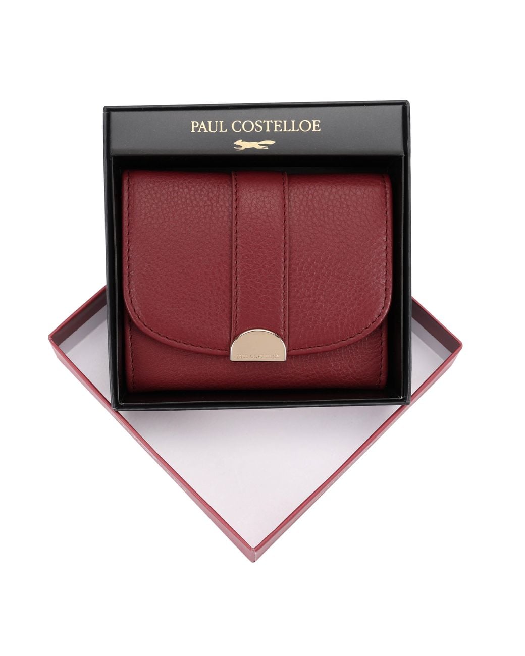Paul Costelloe Red Lovel Leather Purse