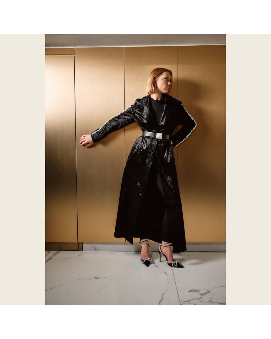 Roqaia Fashion House Black Midnight Sovereign Jacket