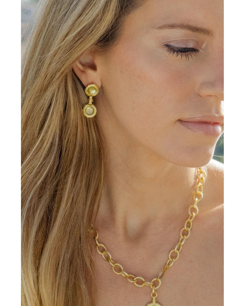 Marcia Moran Metallic Aral Earrings