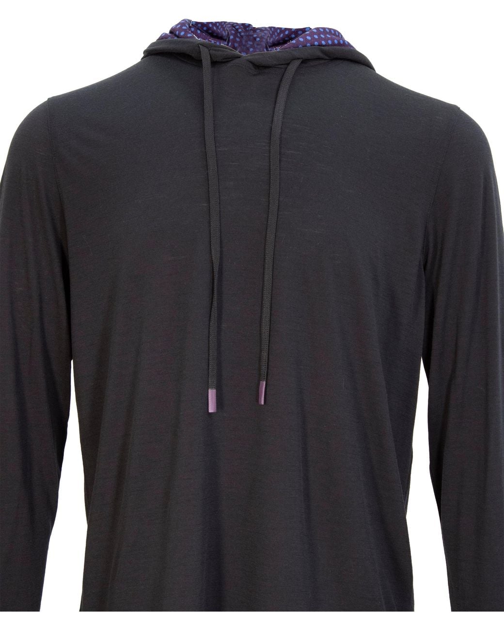 Lords of Harlech Blue Hugo Hoodie In Black for men