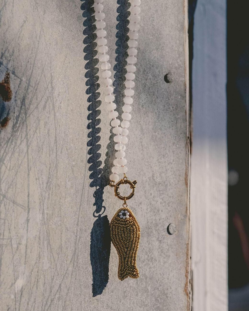 ALOFT White Neutrals Candy Bead Necklace