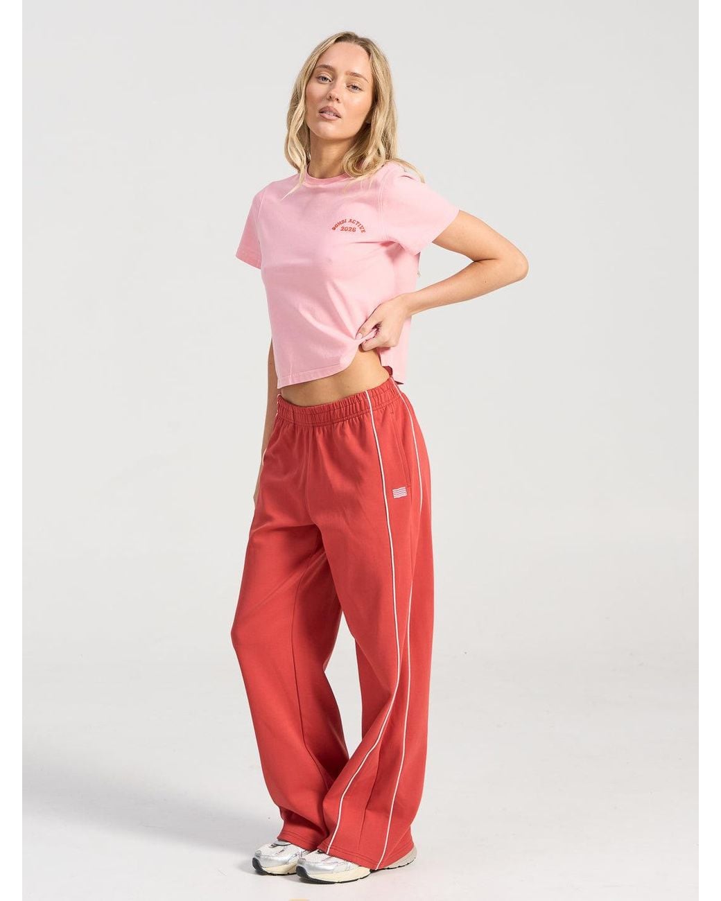 Bondi Active Red Forma Wide Leg Pant