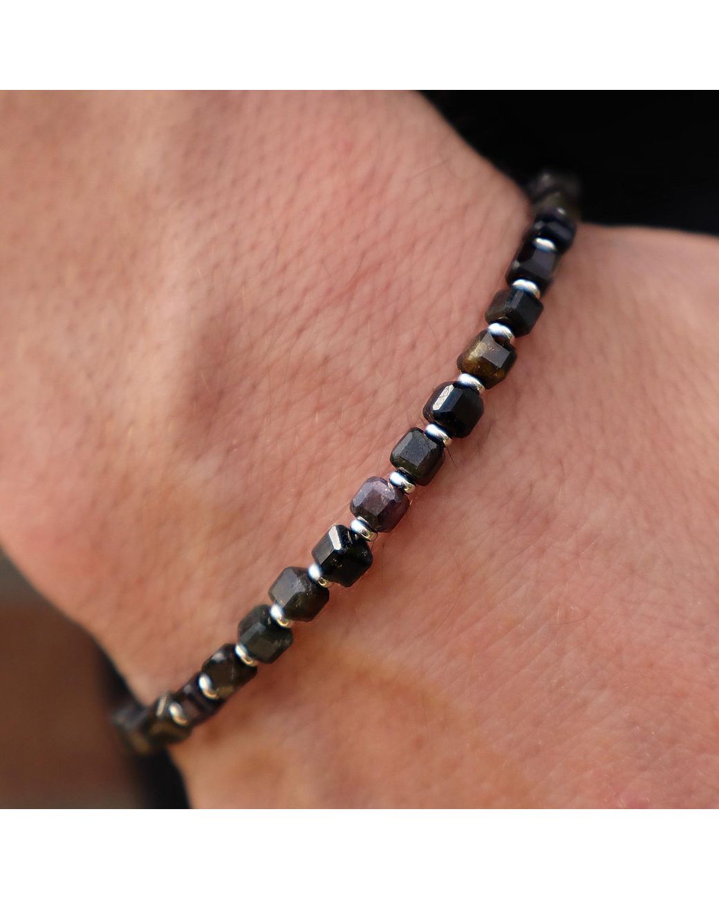 Mineralgems•Studio Black Tourmaline And Bracelet for men