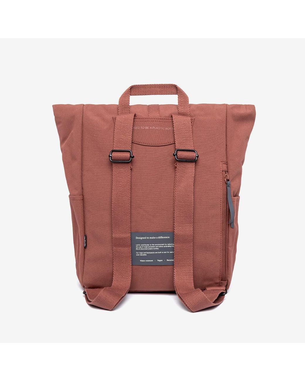 Lefrik Pink Roll Mini Backpack Bronze for men