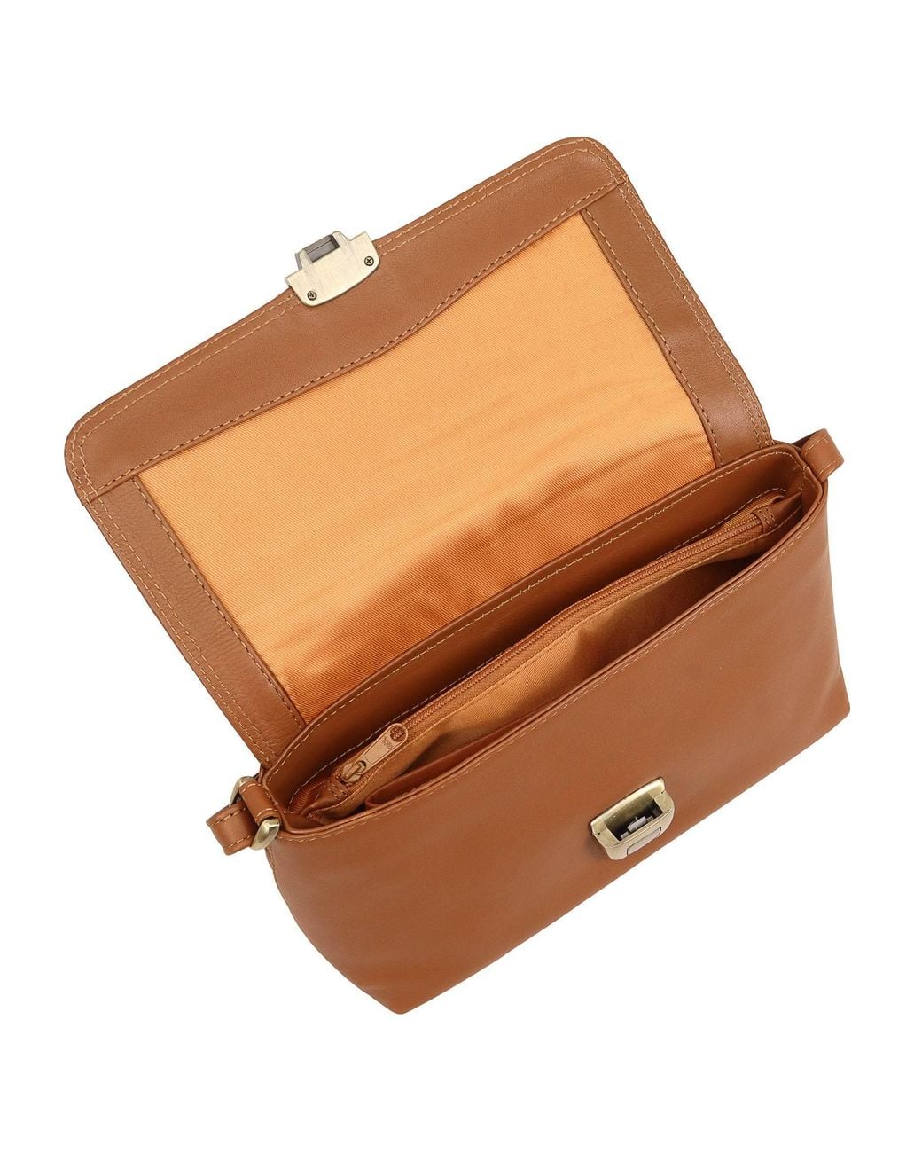 Lloyd Baker Brown Madurai Leather Crossbody Bag