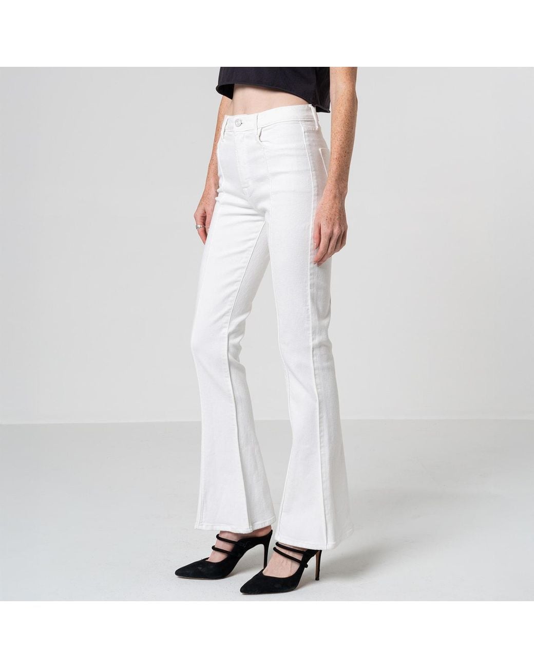 NOEND White Lily Skinny Trumpet Flare