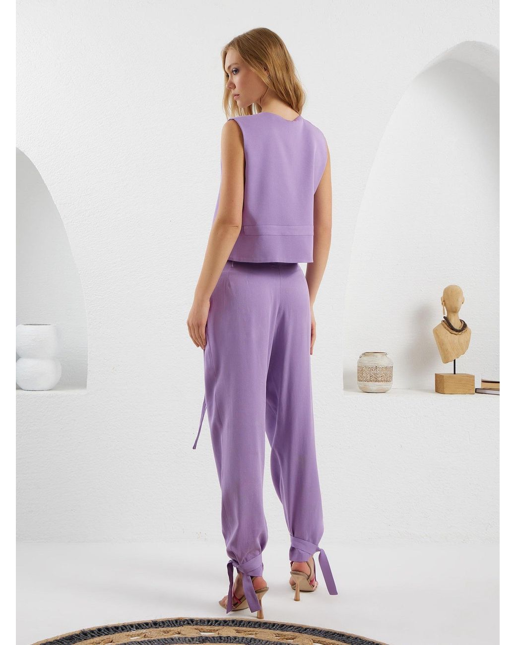Lumina Eligma Purple The Arabesque Pants Ensemble
