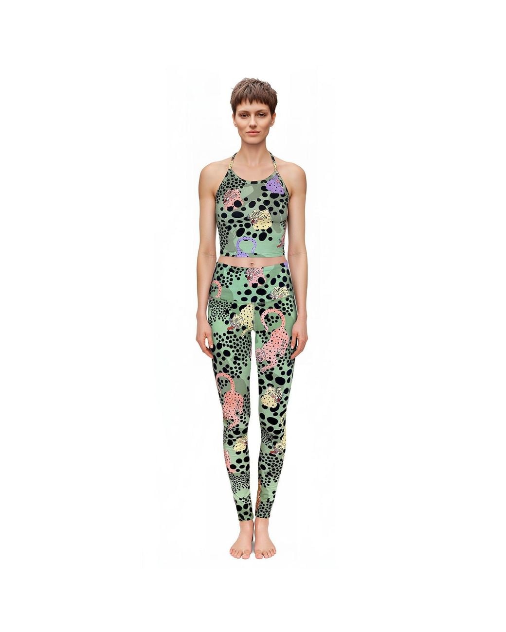 Pitaya Yoga Green Neutrals Ms Chee Top
