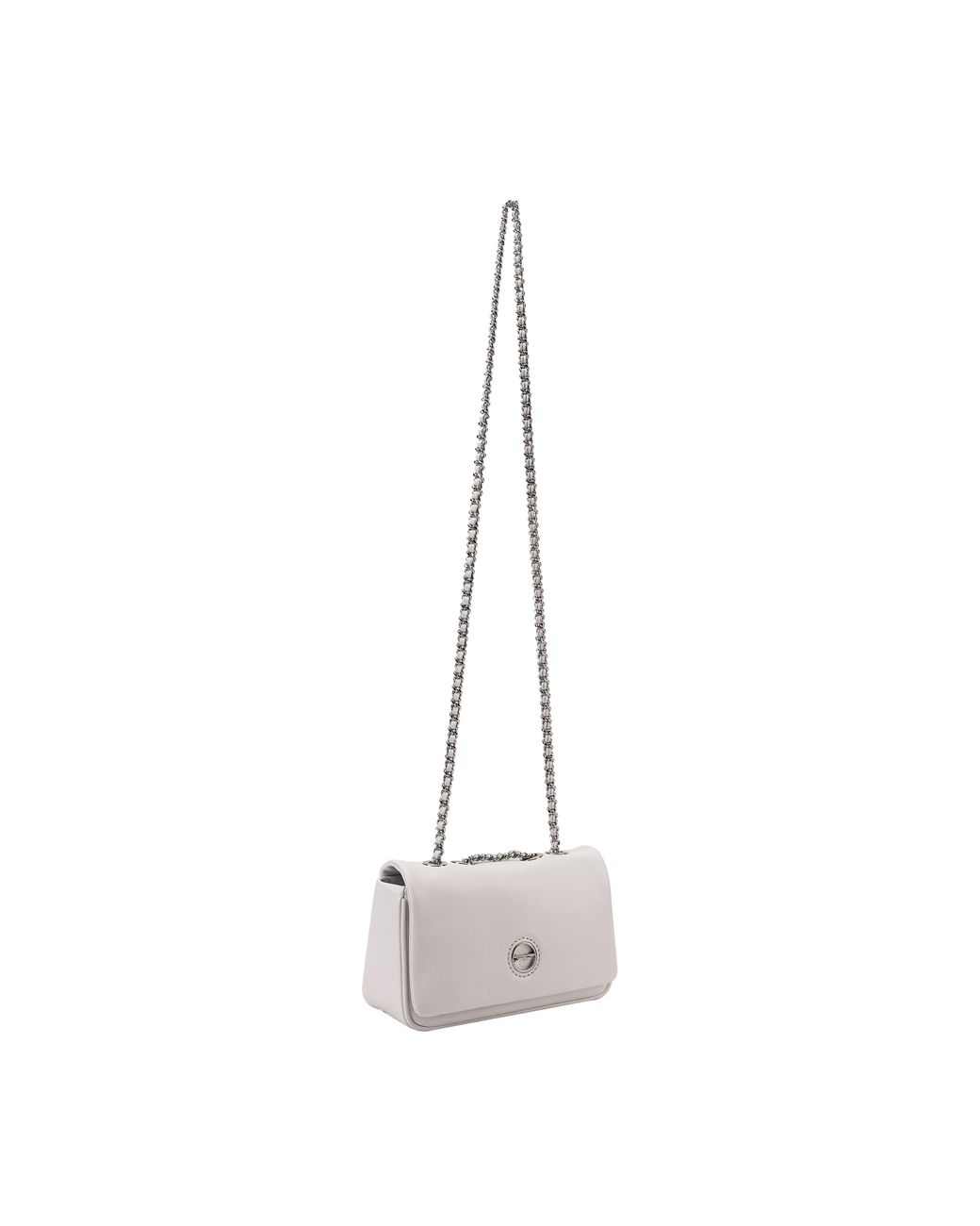 Paul Costelloe Gray Moxie Leather Crossbody Bag