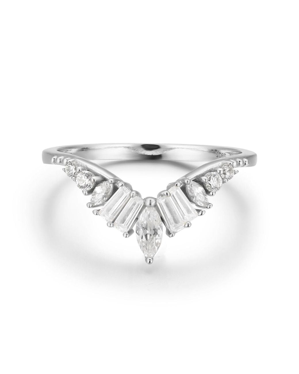 Azura Jewelry New York White Hillcrest Ring Vermeil