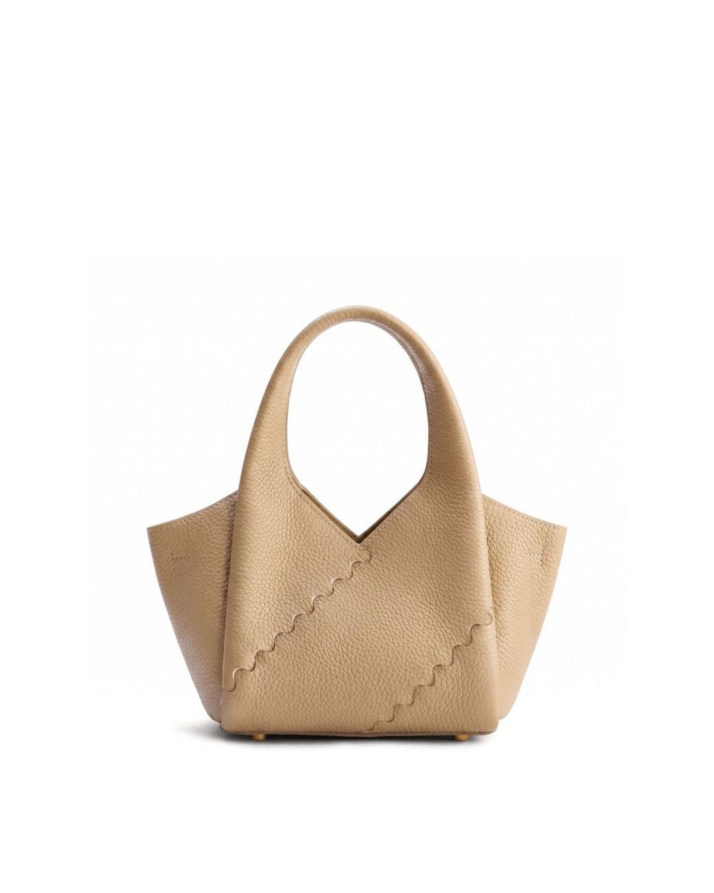 Orange Cube Brown Everyday Urban Tote