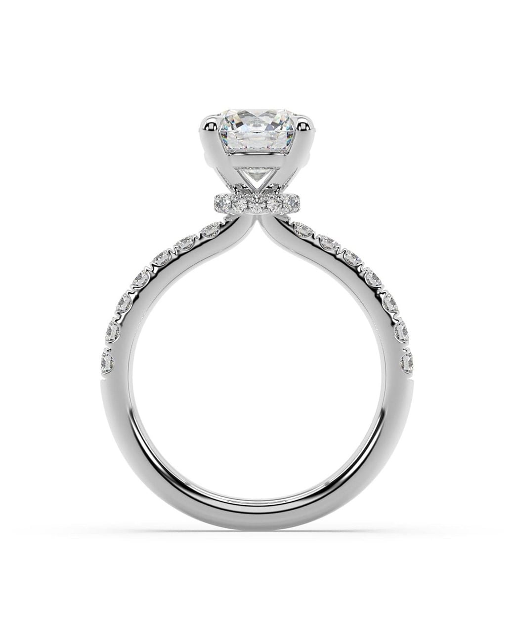 Artisan White Lab-Grown Diamond Solitaire Ring
