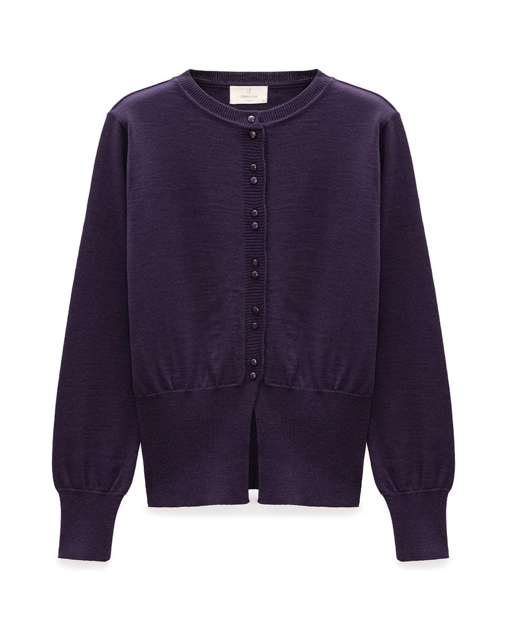 Peraluna Blue Ripley Steel Knit Cardigan