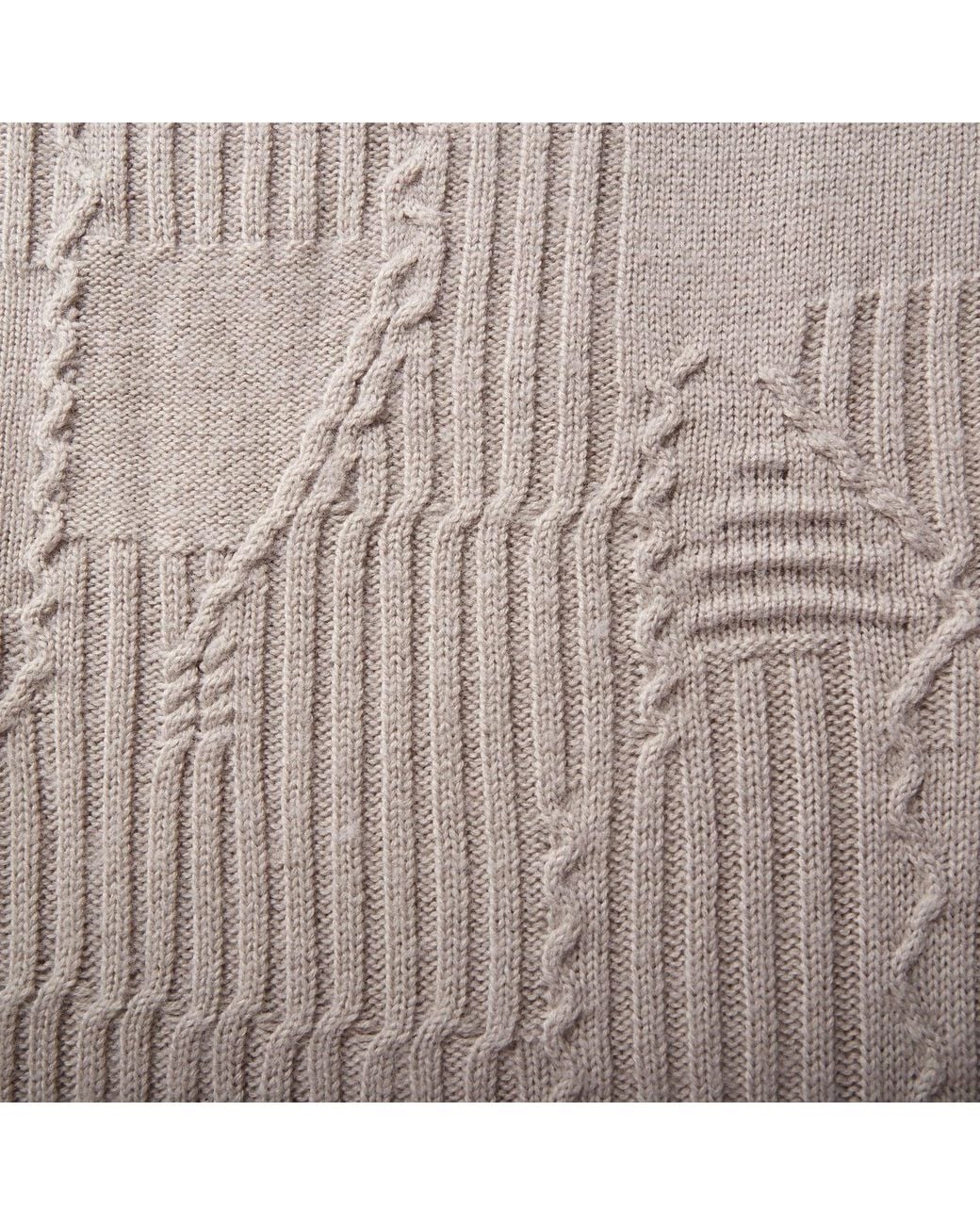 Fully Fashioning Gray Fae Cable Wool Knit Sweater Dress