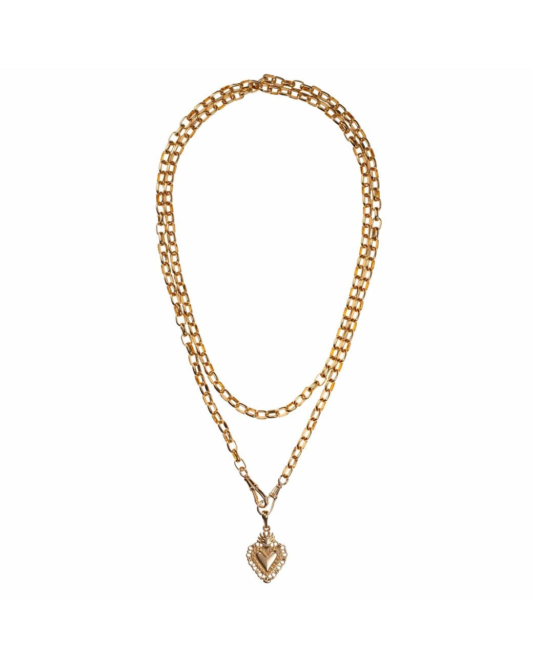 IN CAUDA VENENUM Metallic Divine Necklace
