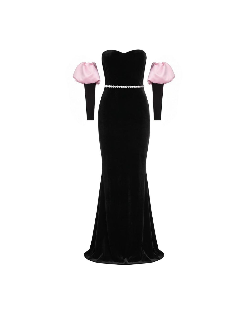 Nur Karaata Black Royal Allure Dress