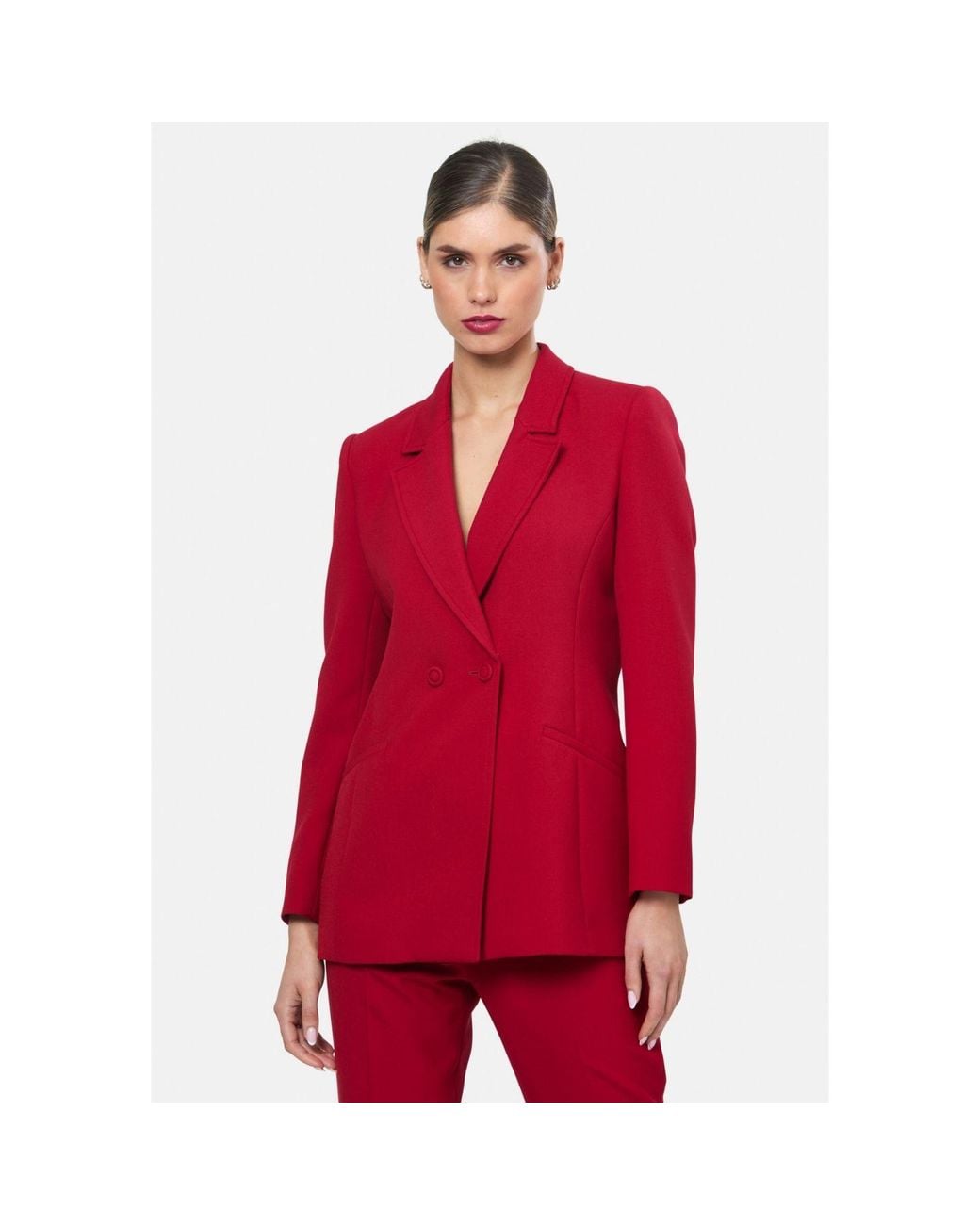 Helen Mcalinden Red Sammie Ruby Blazer