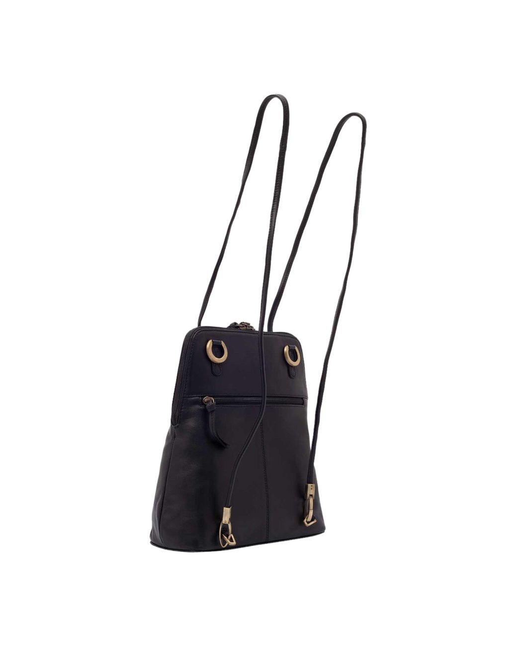 Lloyd Baker Black Shirdi Leather Backpack