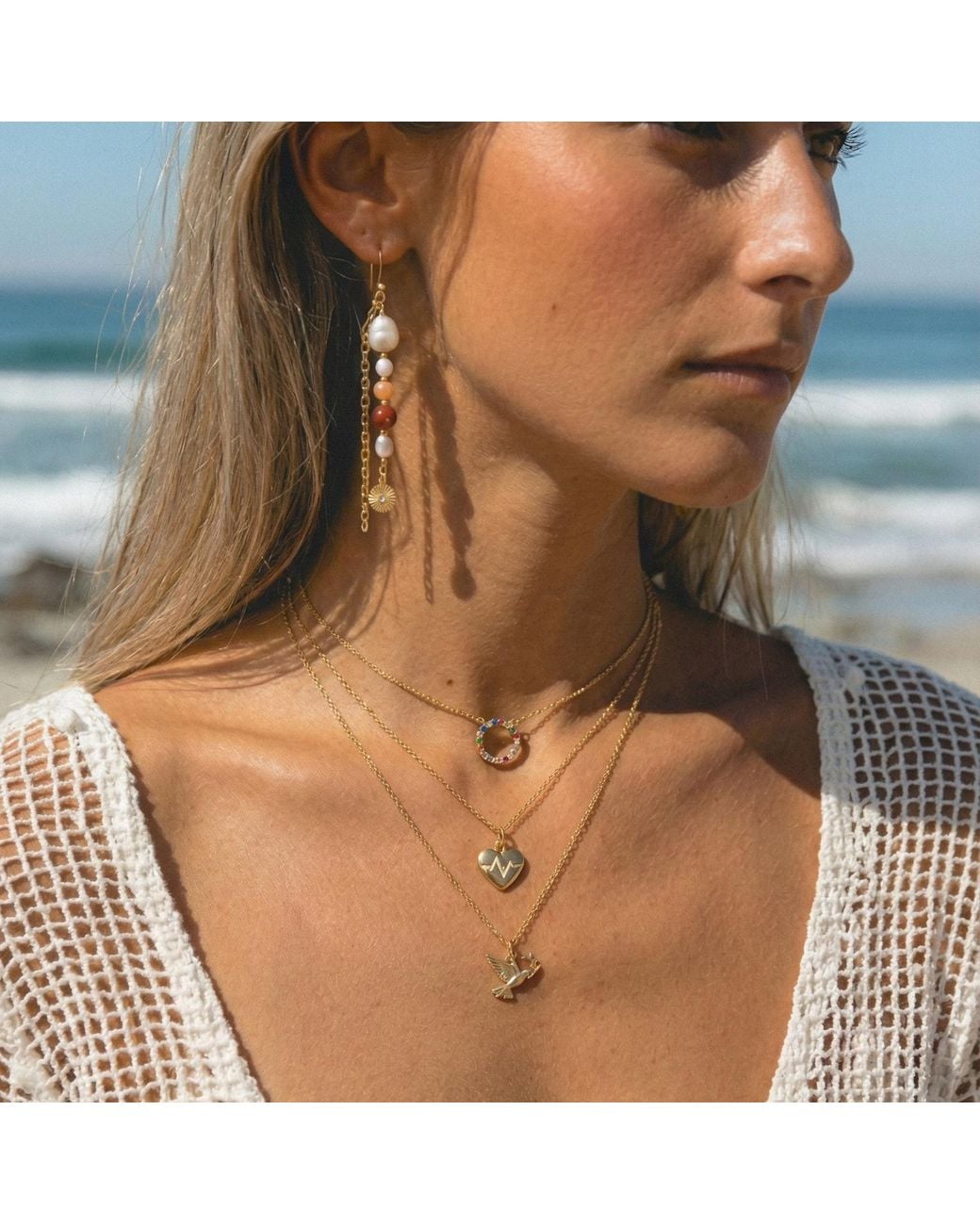 With Love Darling Metallic Partnership Necklace