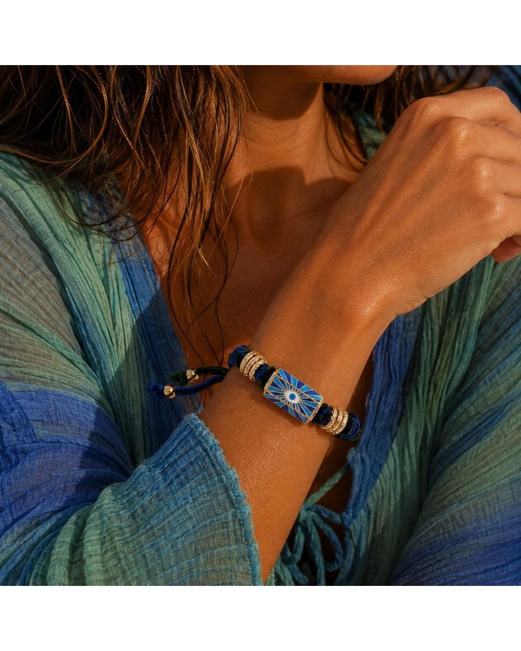 Persia Dona Jewelry Blue Verde Azzurro Bracelet