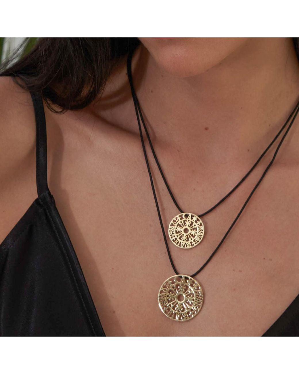 Myrto Katramadou Jewellery Metallic Kaleidoscope Pendant-Plated Small -Classic