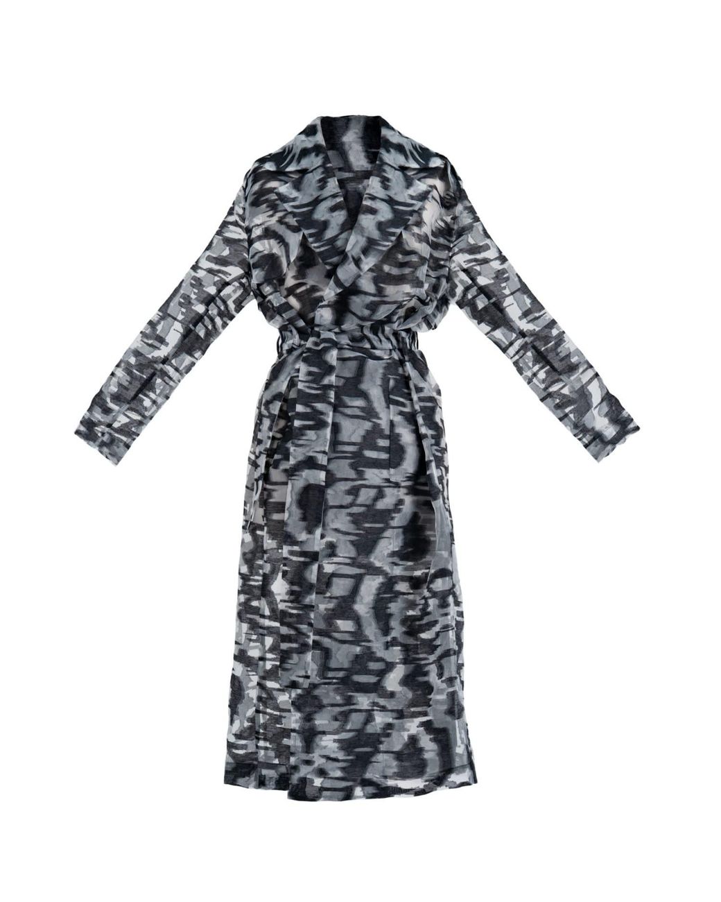 The Ethos Studio Blue Raya Trench