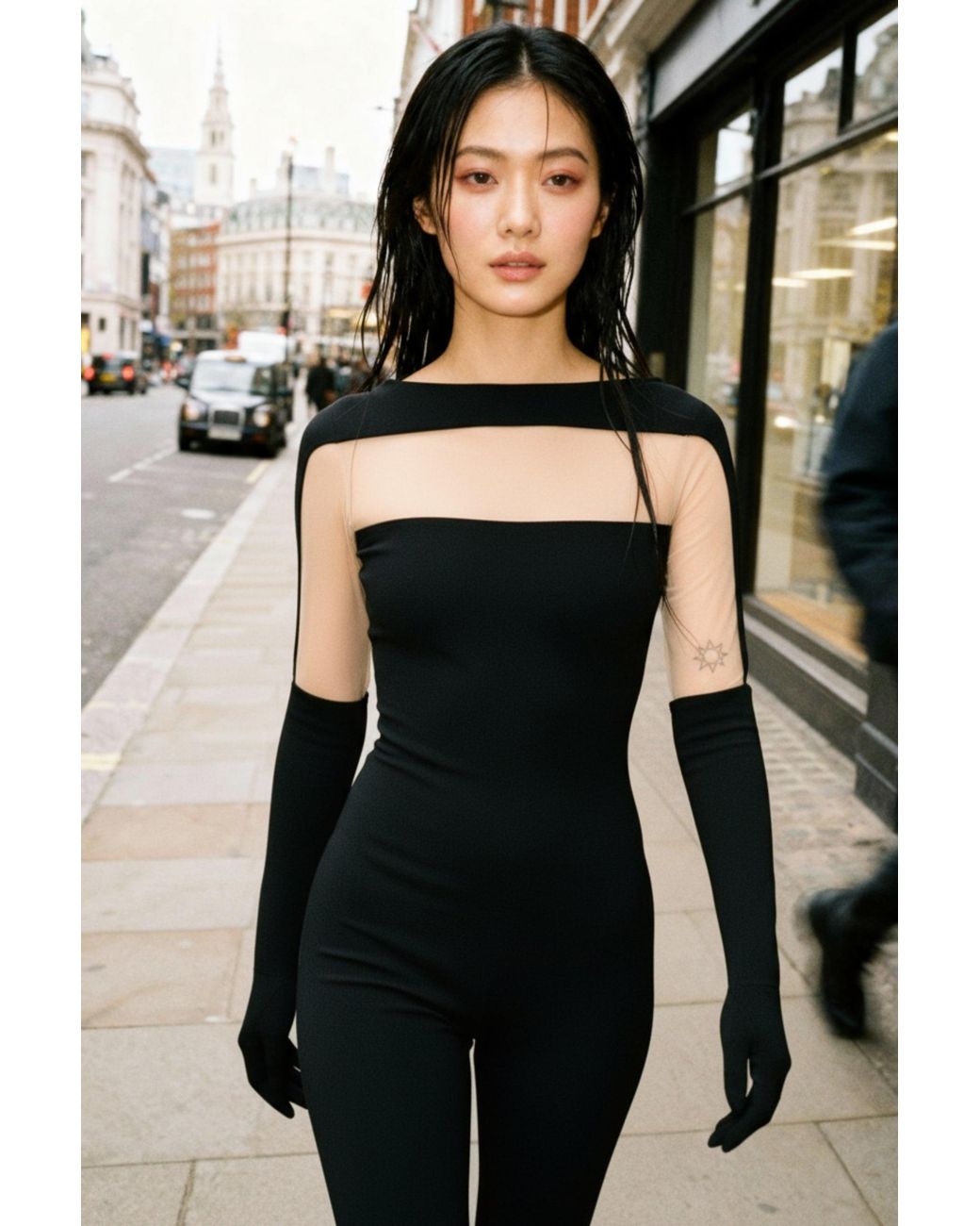 Room 24 Black Janet Catsuit